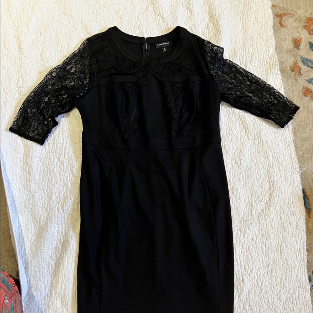 Size 18 Lane Bryant Black Dress